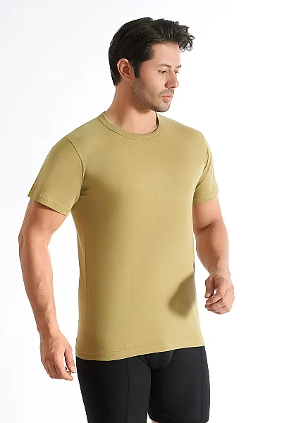 0003 Seher Erkek Penye Sıfıryaka Yeni Haki 6'lı Paket - 3