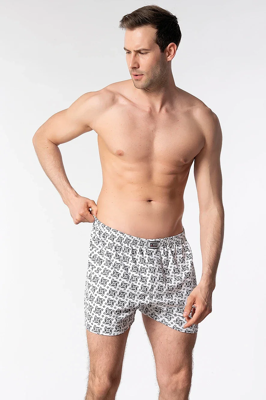 0007 Seher Erkek Desenli Boxer 10'lu Paket - 5