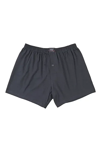 0008 Seher Erkek Düz Boxer 10'lu Paket Füme (1)