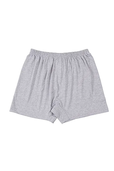0008 Seher Erkek Düz Boxer 10'lu Paket Gri - 4