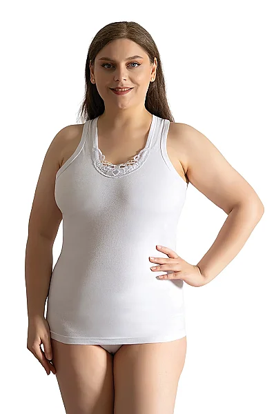 0012 Seher Kadın Geniş Askılı Hazıryaka 6'lı Paket - 1
