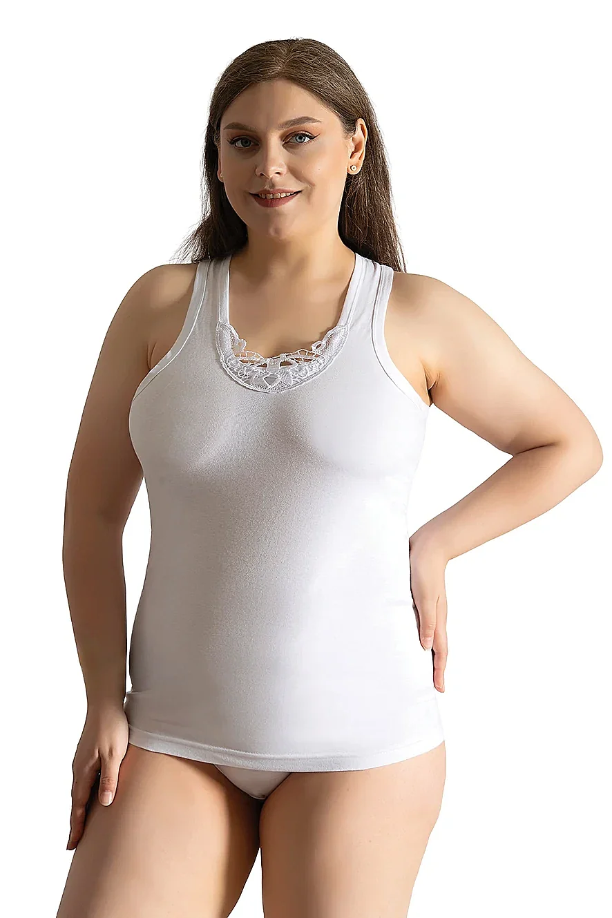 0012 Seher Kadın Geniş Askılı Hazıryaka 6'lı Paket - 6