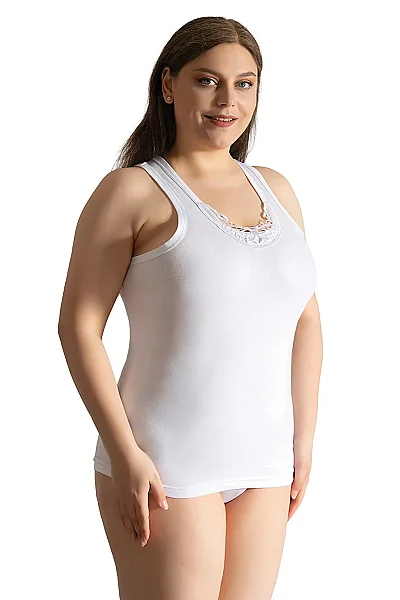 0012 Seher Kadın Geniş Askılı Hazıryaka 6'lı Paket - 7