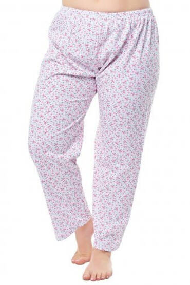 0020 Seher Kadın Emprime Pijama Düz 5'li Paket - 2