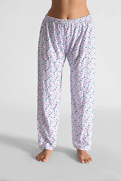 0023 Seher Kadın İki İplik Pijama 10'lu Paket - 4