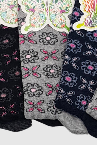 0029 Pınar Kadın Mevsimlik Çorap 12li Paket 2 - 2