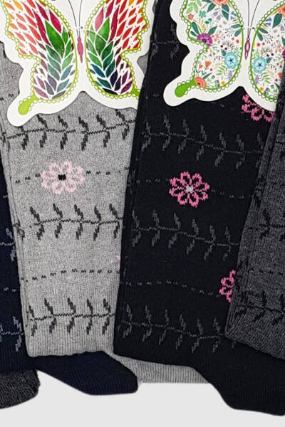 0029 Pınar Kadın Mevsimlik Çorap 12li Paket 4 - 2
