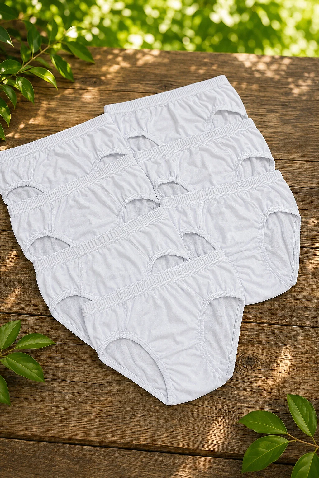 0037 Seher Çocuk Slip 12'li Paket Beyaz - 1