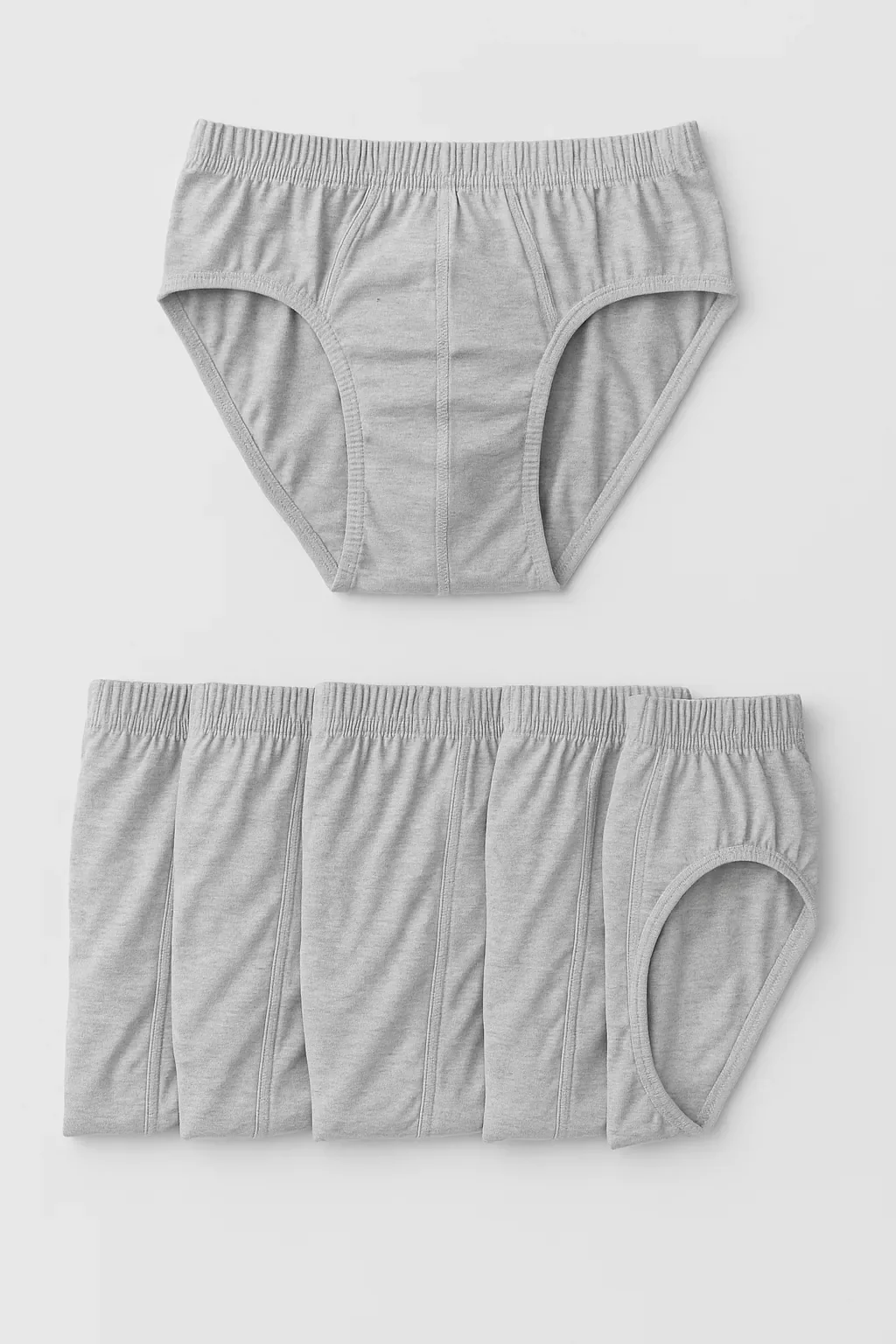 0037 Seher Çocuk Slip 12'li Paket Gri - 1