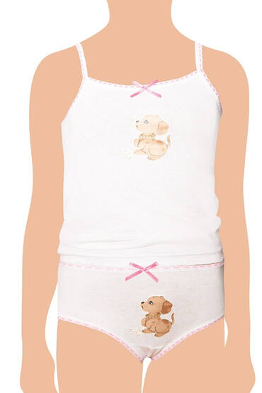 0054 Seher Kız İp Askılı Takım 6'lı Paket - SEHER YILDIZI