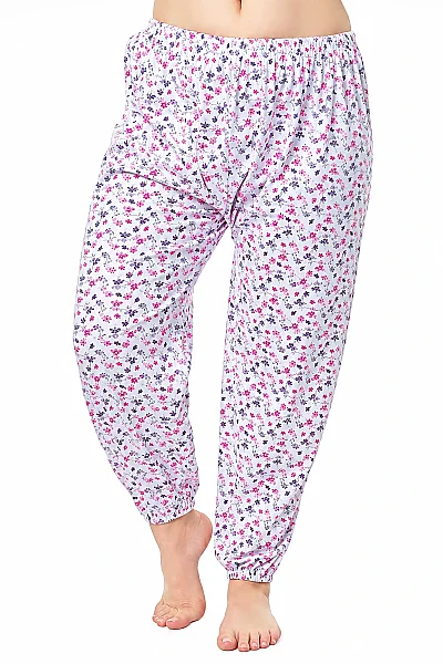 0065 Seher Kadın Emprime Pijama Lastikli 10'lu Paket - 1