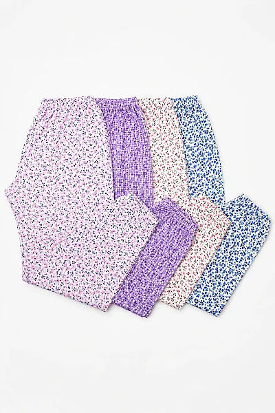 0065 Seher Kadın Emprime Pijama Lastikli 10'lu Paket - 2