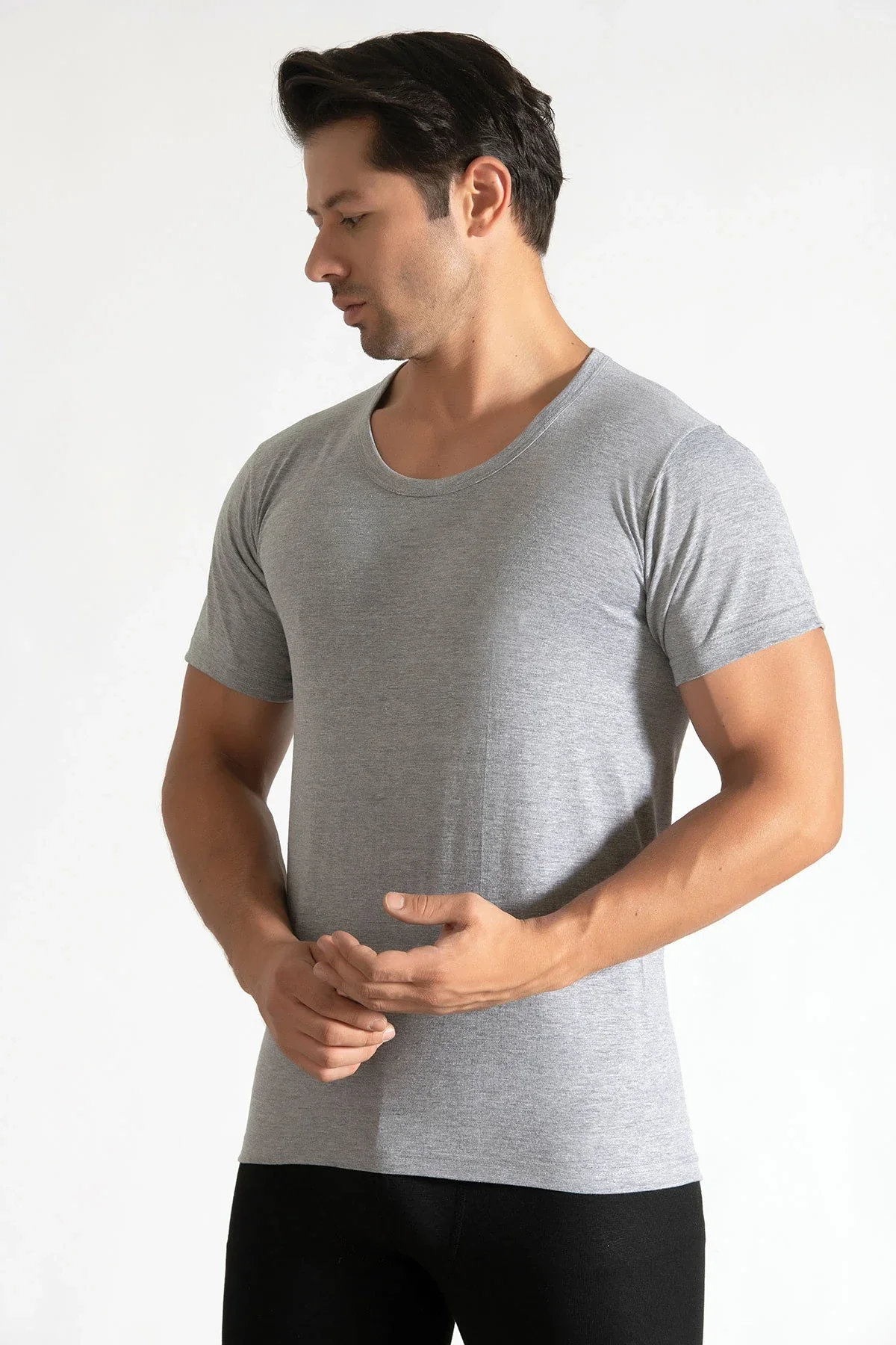 0103 Tutku Erkek Penye Bisiklet 6lı Gri - 4