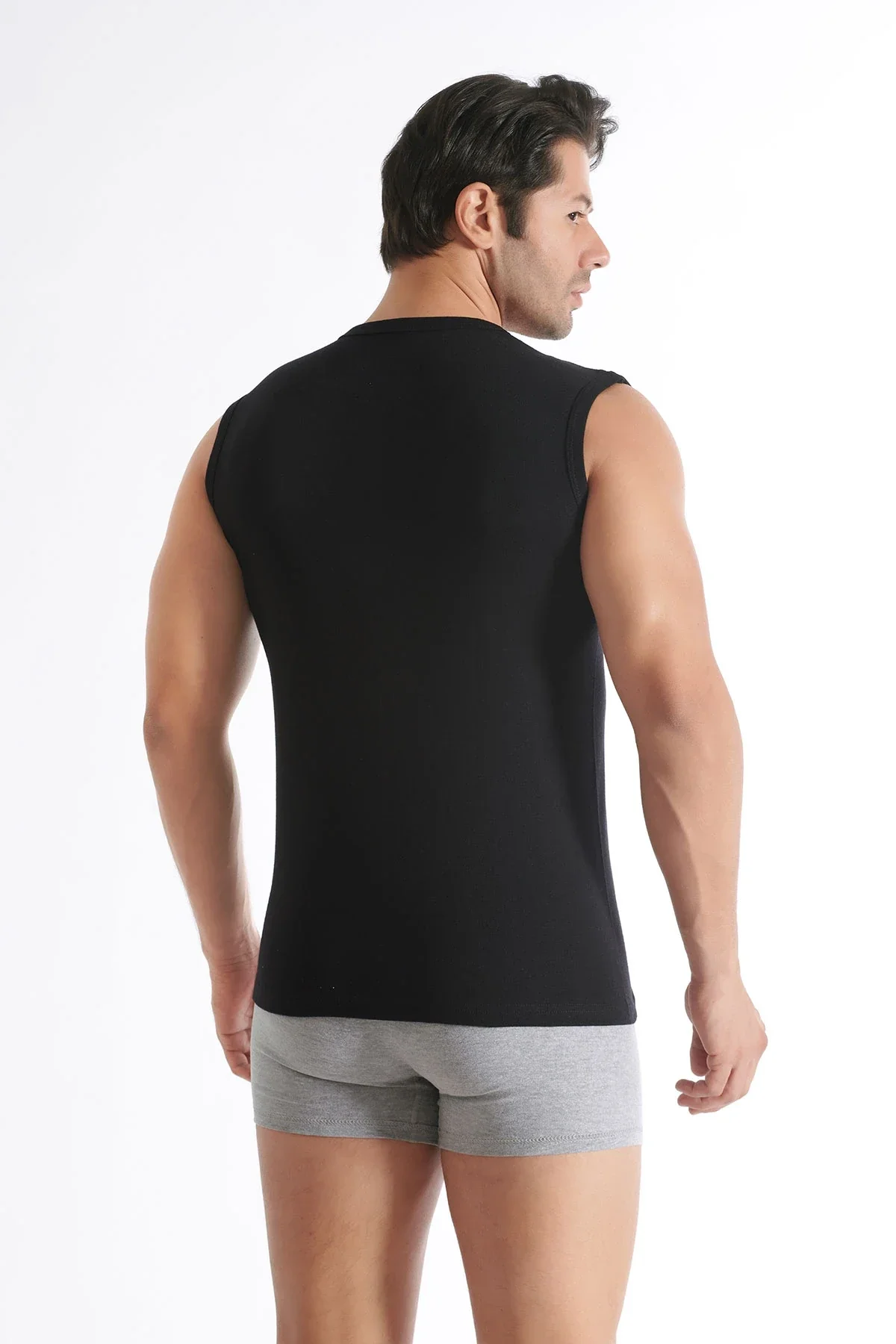 0108 Tutku Erkek Sıfırkol Fanila - 2