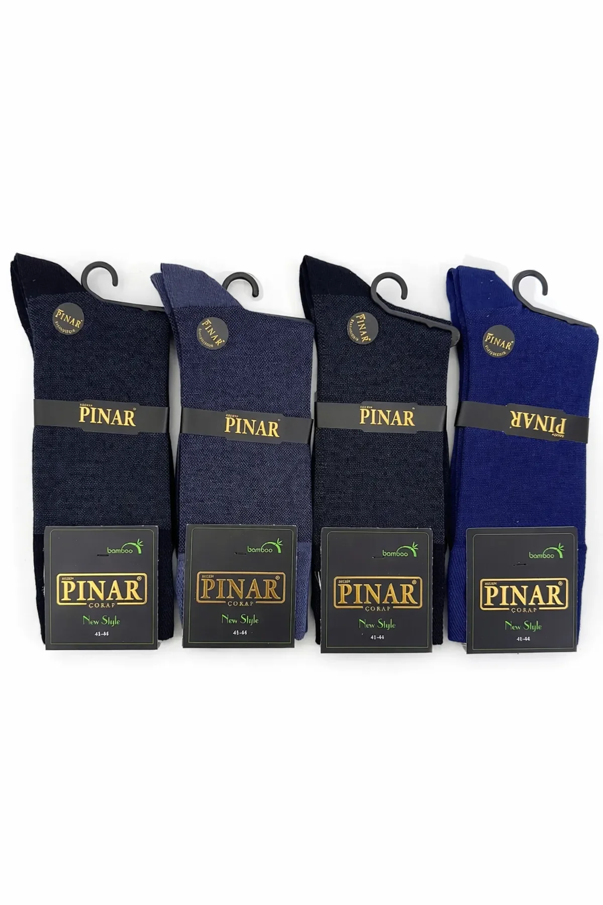 0111 Pınar Erkek Bambu Kutulu Çorap 12'li M10 - 1