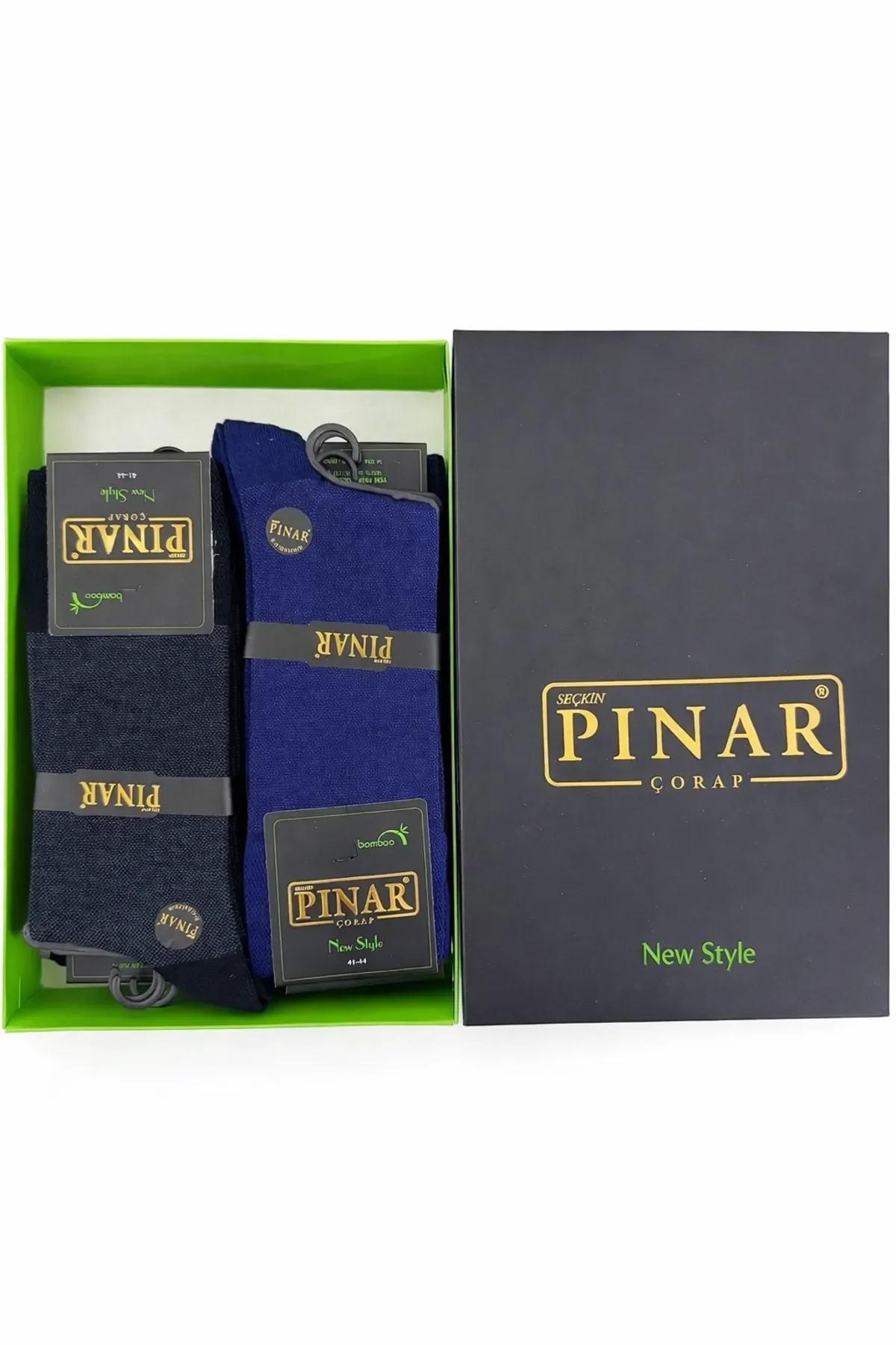 0111 Pınar Erkek Bambu Kutulu Çorap 12'li M10 - 2