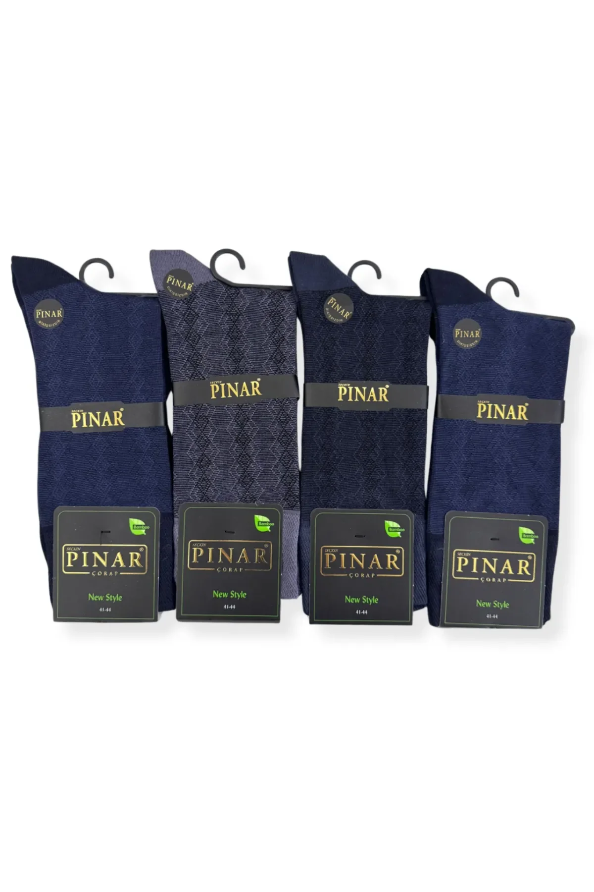 0111 Pınar Erkek Bambu Kutulu Çorap 12li M13 - 1
