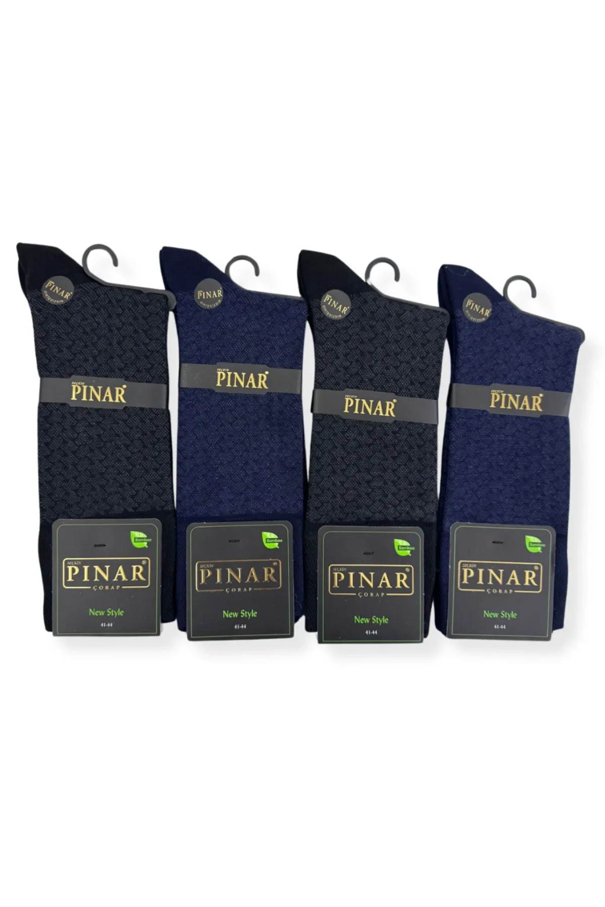 0111 Pınar Erkek Bambu Kutulu Çorap 12li M18 - 1