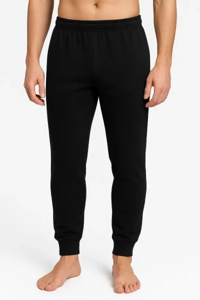 0113 Tutku Erkek İnterlok Pijama Siyah 