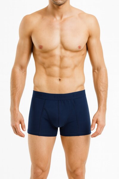 0114 Tutku Erkek Elastan Boxer 6'lı Lacivert 