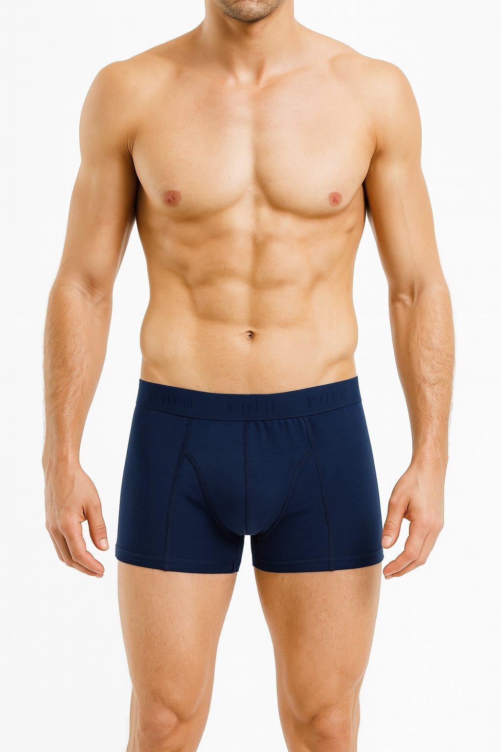 0114 Tutku Erkek Elastan Boxer 6'lı Lacivert - 1