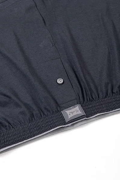 0117 Tutku Erkek Penye Düz Boxer 10'lu Paket Füme - 6