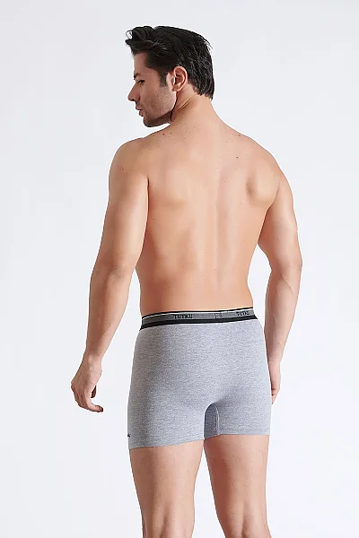 0122 Tutku Erkek Tiger Spor Boxer 6'lı - 5