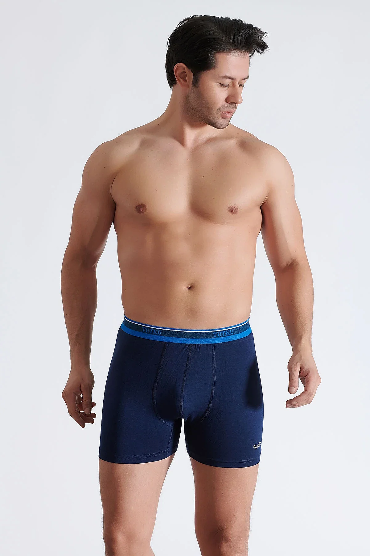 0122 Tutku Erkek Tiger Spor Boxer 6'lı - 1
