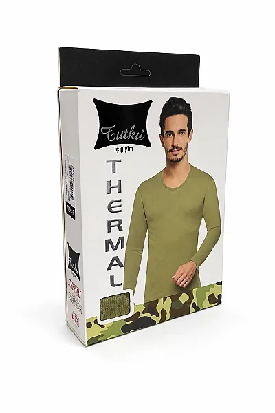 0126 Tutku Erkek Termal Üst Y.Haki