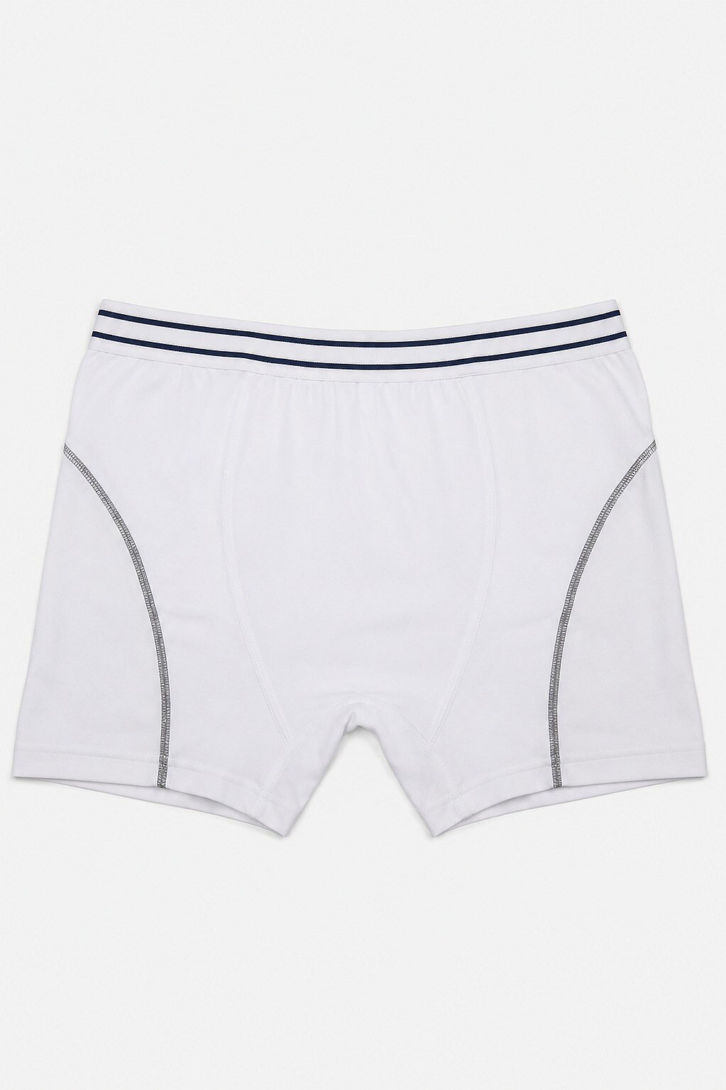 0133 Tutku Çocuk Elastan Boxer 6'lı Paket Beyaz - 1