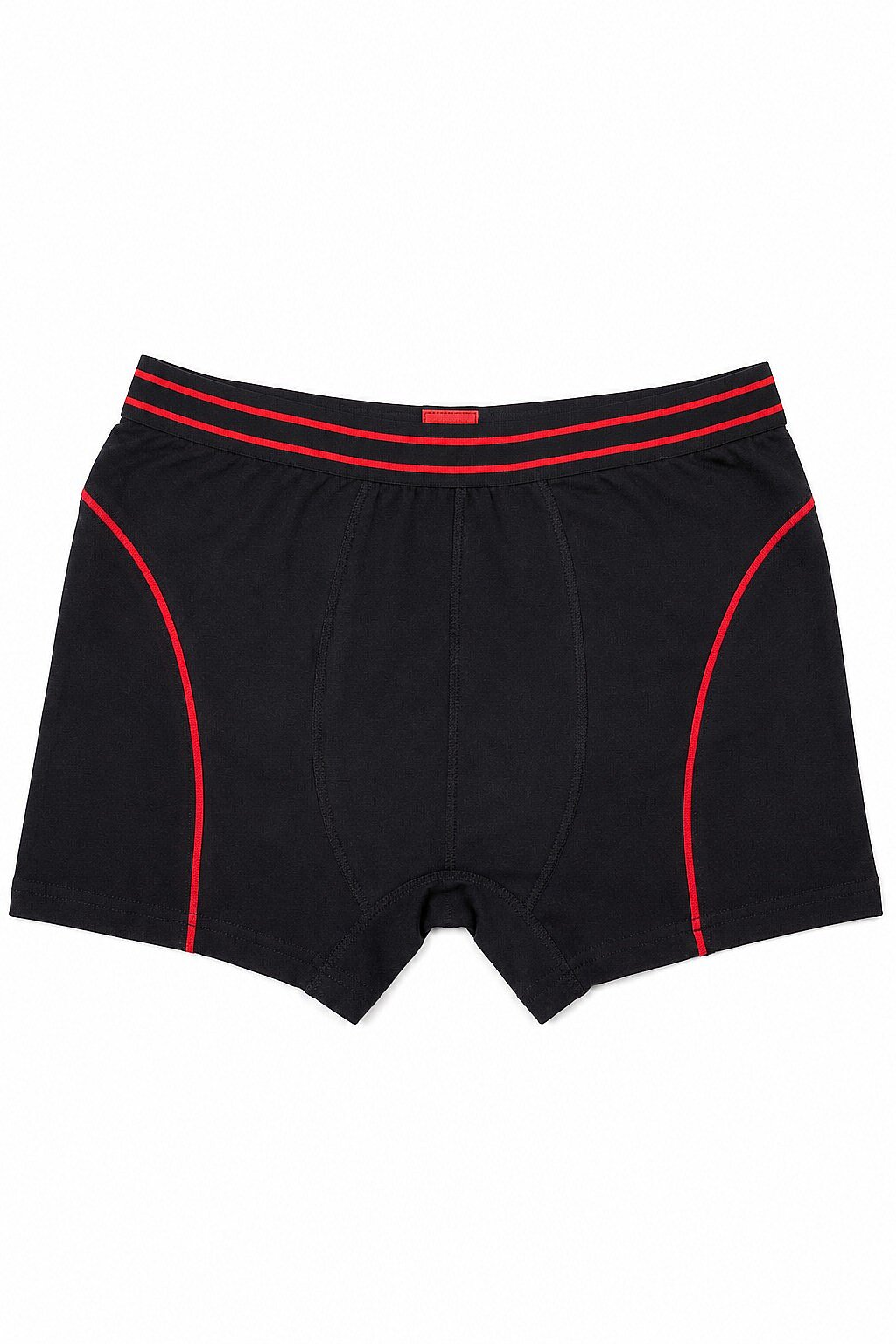 0133 Tutku Çocuk Elastan Boxer 6'lı Paket Siyah - 1