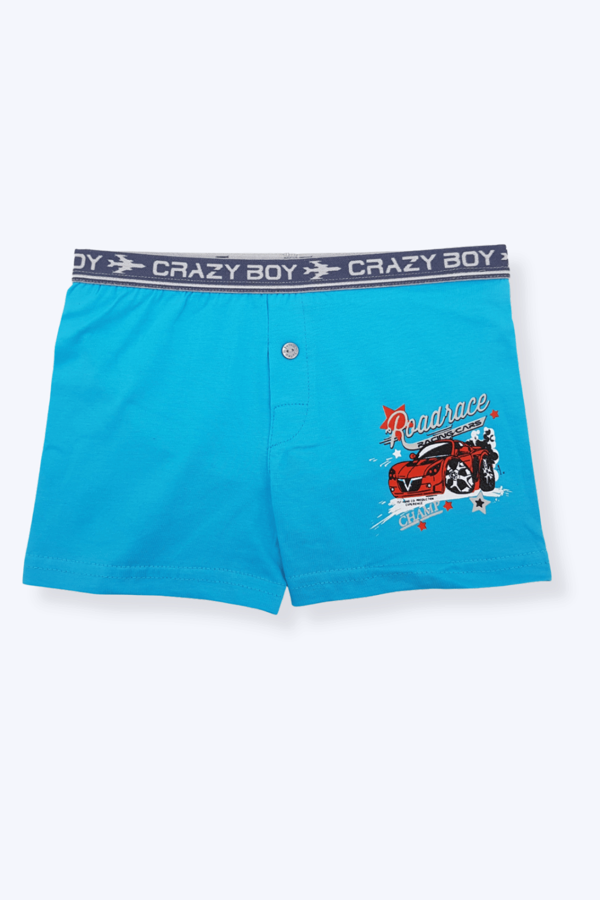 0253 Tutku Çocuk Elastan Baskılı Boxer 12'li Paket - 5