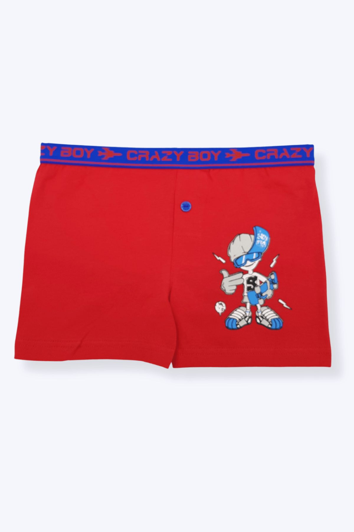 0253 Tutku Çocuk Elastan Baskılı Boxer 12'li Paket - 6