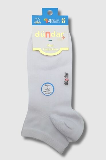 0300 Dündar Erkek Penye Patik 12'li Beyaz - 2