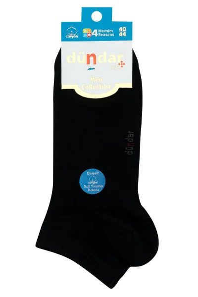 0300 Dündar Erkek Penye Patik 12'li Siyah 