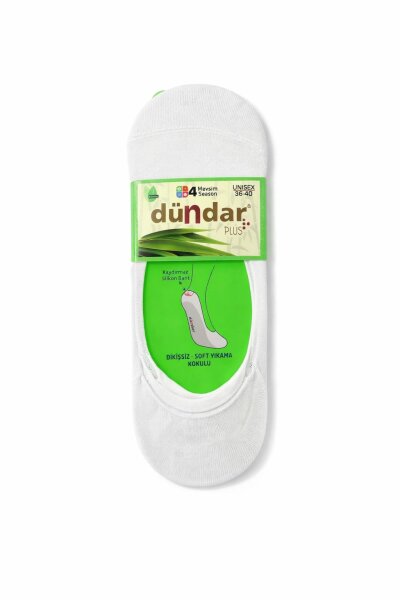 0669 Dündar Bambu Babet 12li Beyaz - DÜNDAR ÇORAP