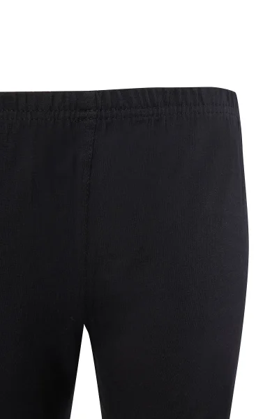 0845 Tutku Kız Elastan Kısa Tayt 6lı Siyah - TUTKU (1)