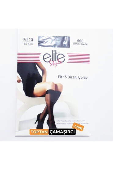 095 Elite Fit 15 Dizaltı Çorap 12'li Paket Ten - 4