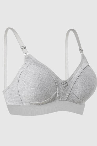 1010B Ebru Geniş Lastik Penye Toplayıcı 6'lı Paket Gri - EBRU