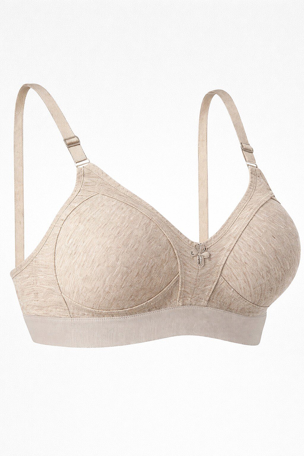 1010B Ebru Geniş Lastik Penye Toplayıcı 6lı Bej Melanj  - 1