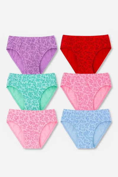 1041 Sedef Kız Emprime Pastel Kom 12'li Paket - 1