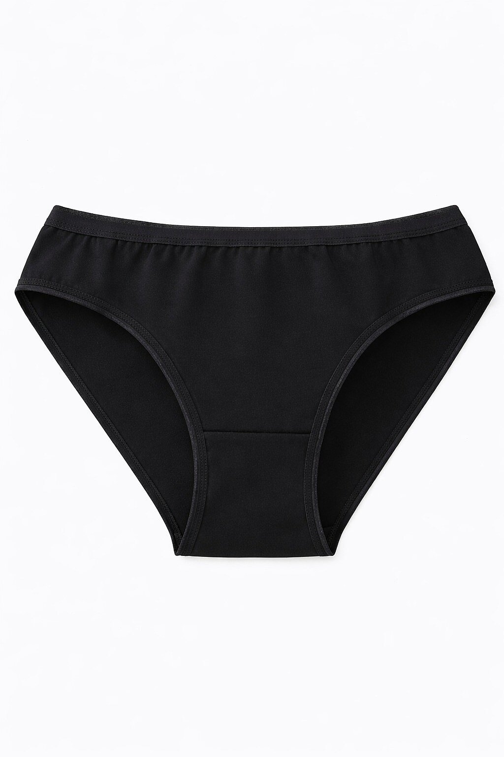 1065 Sedef Kadın Düz Bikini 12'li Siyah - 2