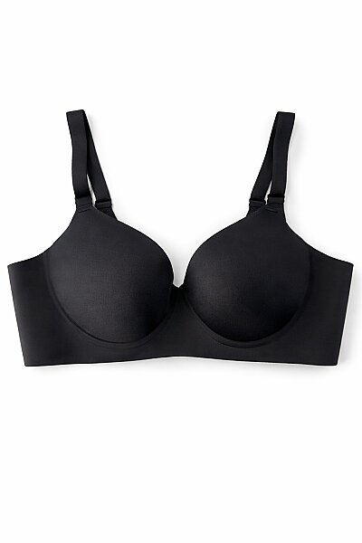 109 Kvs Balensiz Dikişsiz Sütyen Siyah - KVS LİNGERİYE