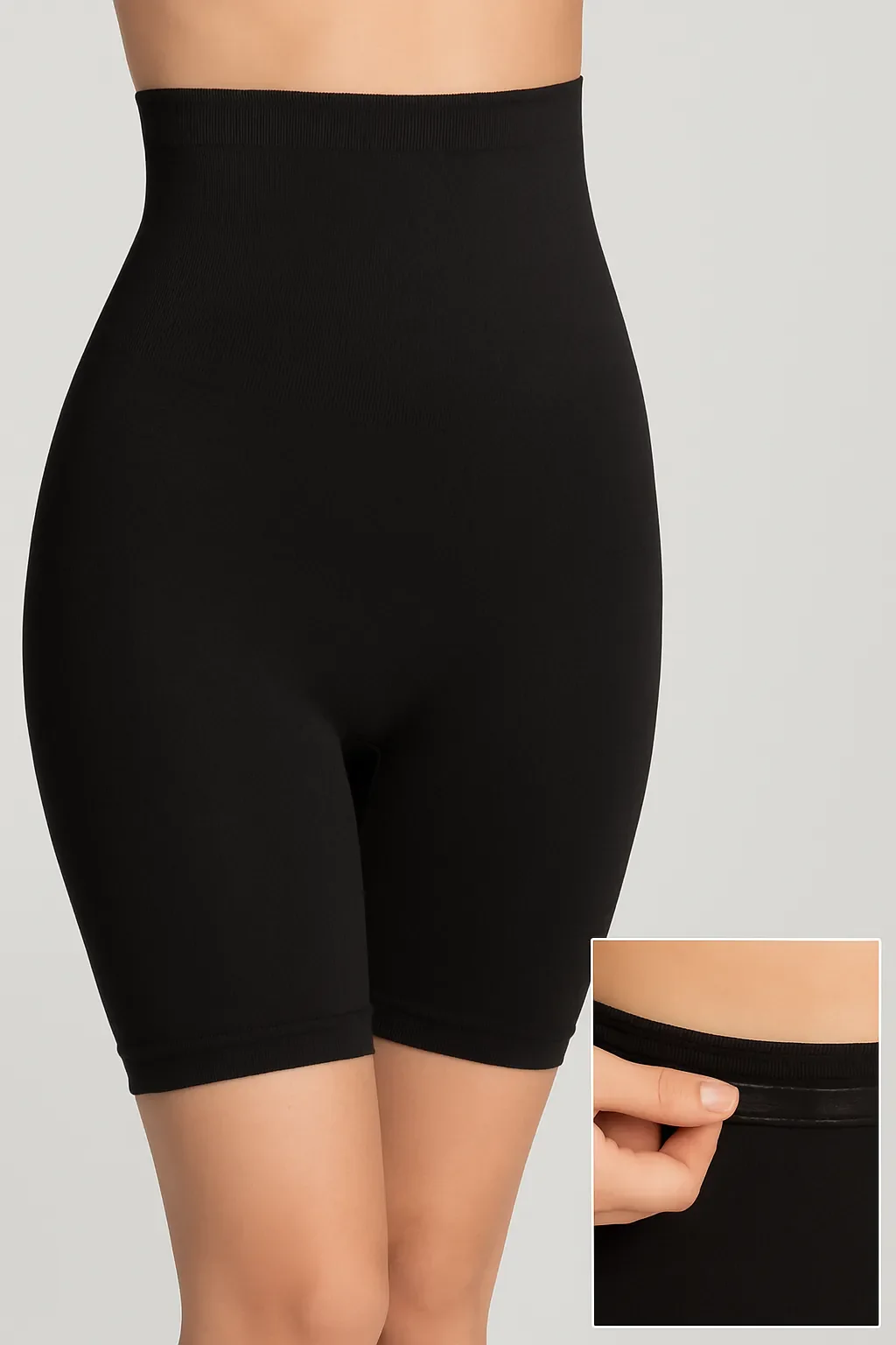 11005 Layza Form Mideli Uzun Paça Korse Siyah - 1