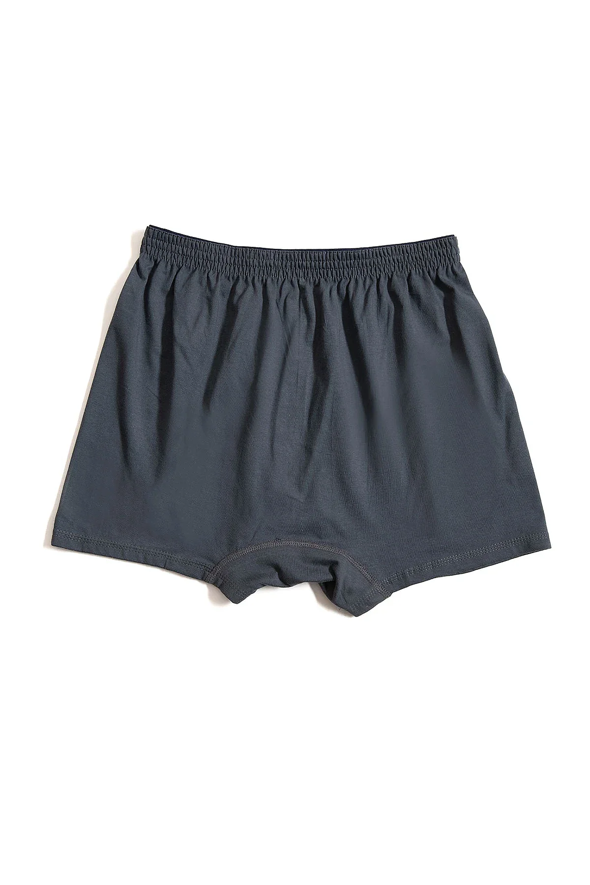 1101 Elit Erkek Havlu Bel Düz Boxer 10lu Füme - 3