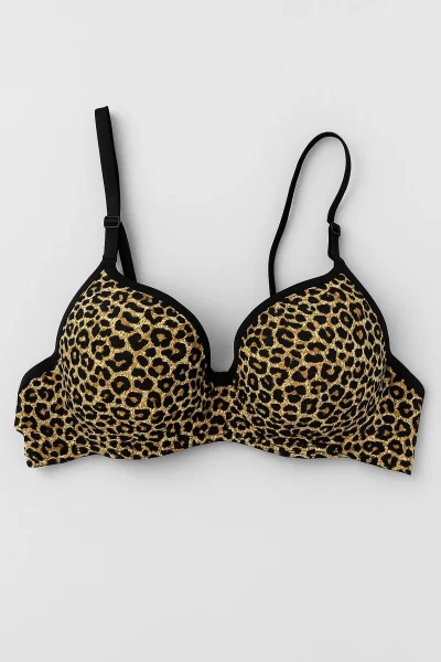 1152 Ebru Kadın Destekli Leopar Sütyen 6'lı LEOPAR