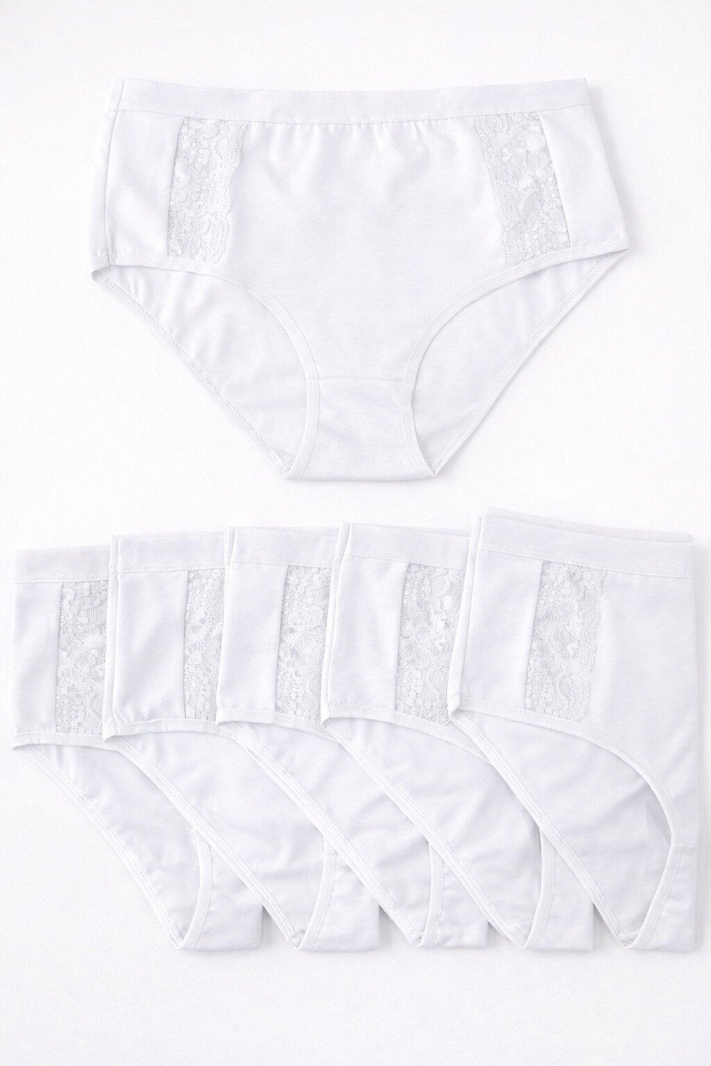 11615 Berrak Kadın Bato 12'li Beyaz - 2