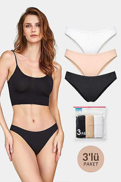 12000 Berrak Kadın 3lü Bikini