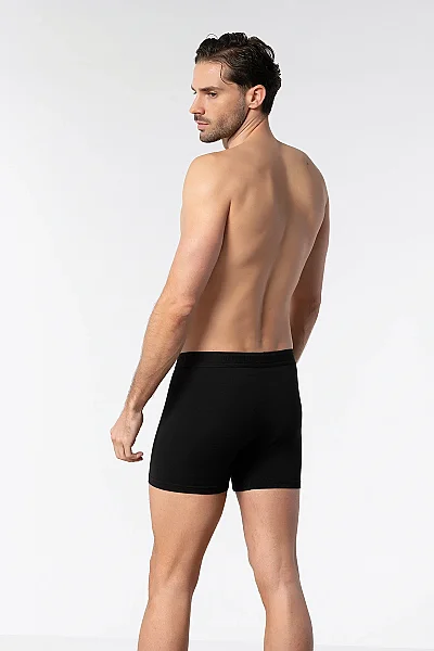 1251 Elit Erkek Modal Boxer 6'lı Siyah - 4