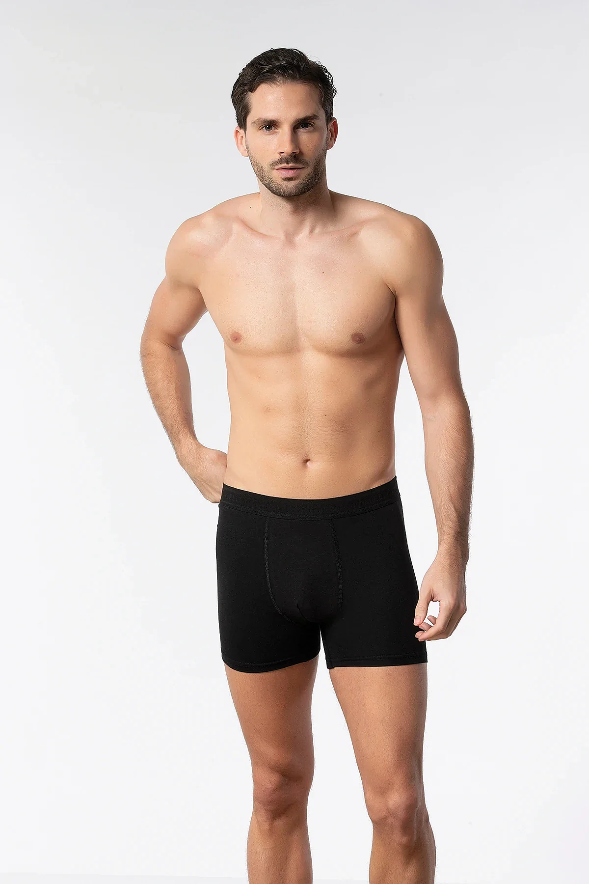 1251 Elit Erkek Modal Boxer 6'lı Siyah - 6